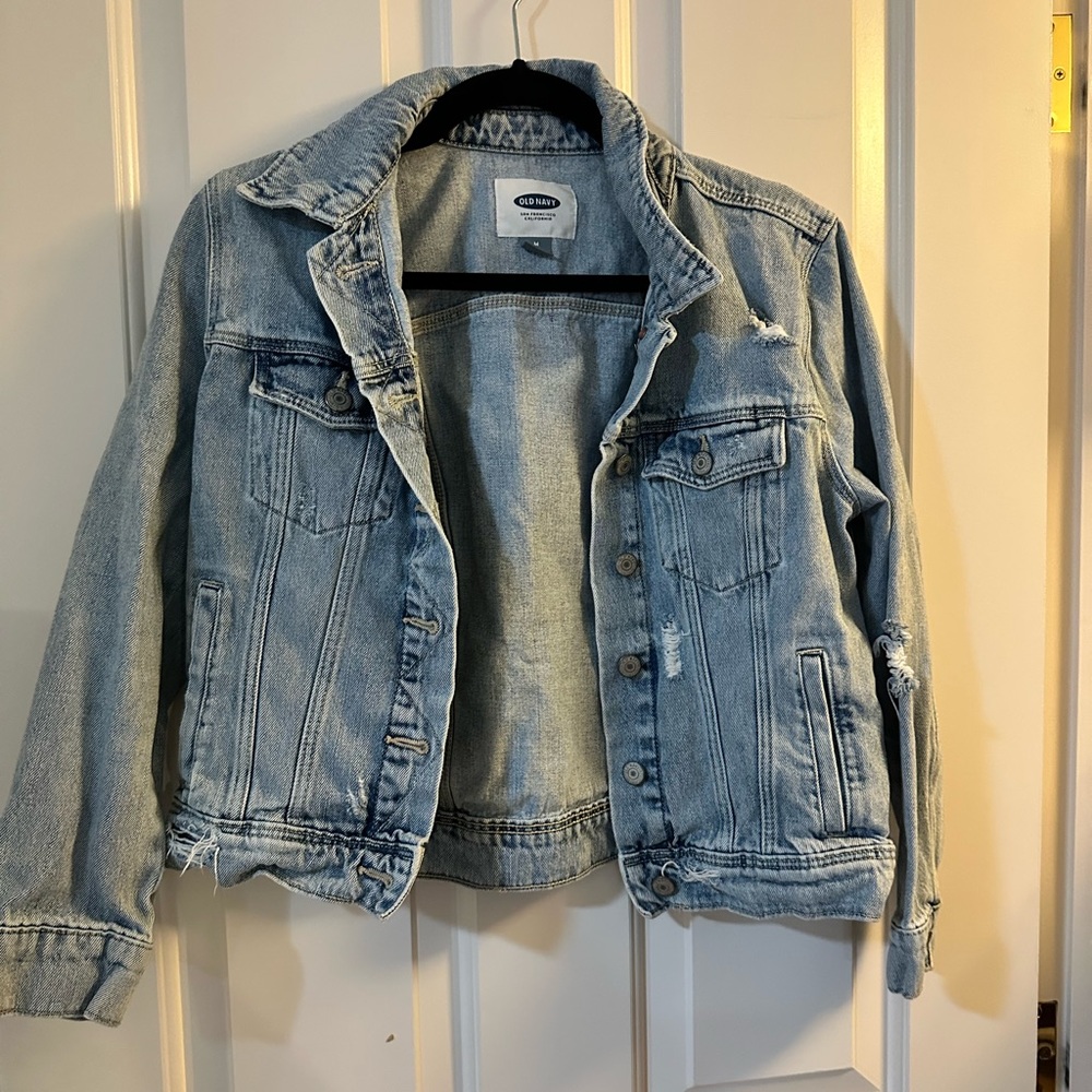Old Navy Slightly Destroyed Jean Jacket